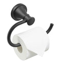 BESy Matte Black Toilet Tissue Paper Holder Matte Black Bathroom Accessories Toilet roll Paper Hanger, Wall Mounted, Rustproof - color: Matte Black