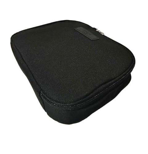 GIORGIO ARMANI MEN Canvas Toiletry BLACK Zip Travel Pouch Fragrance Bag (9.5L X 7H X 2W) - MEN 1840
