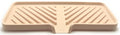 Silicone Soap Dish Tray and Sponge Holder with Drain Chute and Feet | 3-Way Sloped Design | Bathroom and Kitchen Sink Organizer Caddy (Sand Dollar, 10"x4", 7.8 Ounces) - color: Sand Dollar, size: 10"x4"