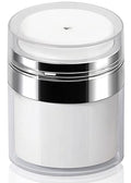 Airless Pump Jar - 1.0 Oz Air Pumps Container, Pump Moisturizer Container Empty Subpackage Makeup Jar Vacuum Bottle Dispenser - size: 1 Ounces, style: 1 JAR
