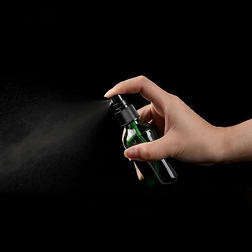 NOOEEISS Green Glass Small Spray Bottle 2 oz 48 Packs,Fine Mist Sprayer Small Clear Bottles,Refillable Containers mini spray bottles for Cleaning Solutions and Skin Care (Green 48pcs) - color: Green, size: 48Pack