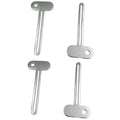 Toothpaste Squeezer, 4 Pcs Metal Manual Toothpaste Squeezer Roller Stainless Steel Tube Squeezer Toothpaste Squeezer Dispenser Hand Cream Tube for Saving Toothpaste Facial Cleanser Bathroom