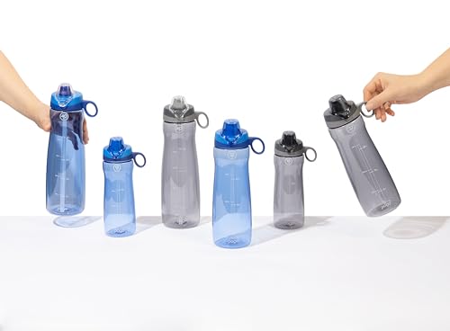 Pogo BPA-Free Plastic Water Bottle with Chug Lid, 40 Oz, Blue - color: Blue, size: 40 Ounces