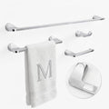 Mega Handles Bathroom Towel Holder Set - 4 Pieces Bathroom Accessories Sets - Heavy Duty Bathroom Accessory Set, 25'' Towel Bar, Robe Hooks & Toilet Paper Holder Wall Mounted - Polished Chrome Suite - color: Polished Chrome