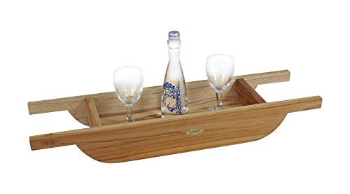 EcoDecors, 29 inch, Bath Tray for Tub, Bath Tub Tray Wood, Bathtub Table, Caddy for Bathtub in Natural Teak - style: 29" Caddy