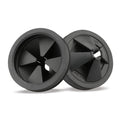 2 Pcs Garbage Disposal Splash Guard Sink Baffle, 3 1/8" Removable Garbage Disposal Rubber Drain Insert, Replacement Waste Food Garbage Disposal Parts for Waste King Whirlaway and GE Models - color: Black 3 1/8" 2pack