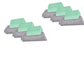 Magic Window Track Cleaner, 2025 New Groove Cleaning Brush Tools Set, Hand-held Window Track Cleaner Brushes Tools for Window lides Gaps Tile Lines Shutter Car Vents (Green, 6PCS) - color: Green, size: 6PCS
