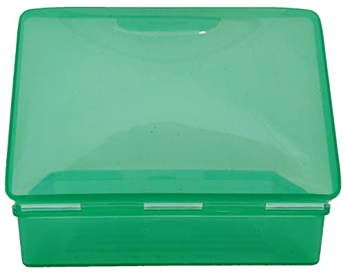American Comb: Soap Box Green, 1 Ct - Made in The USA - Soapbox with Hinged Lid and Secure Latch - color: Green