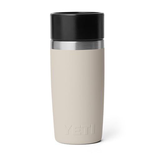 YETI Rambler 12 oz Travel Bottle, Stainless Steel, Vacuum Insulated with Leakproof Commuter Cap, Cape Taupe - color: Cape Taupe, size: 12 Ounces