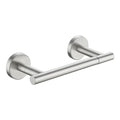 JQK Brushed Toilet Paper Holder, Double Post Pivoting Tissue Holder Wall Mount, 304 Stainless Steel Hold Mega Rolls, TPH150-BN - color: Brushed Steel
