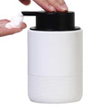 Resin Foaming Soap Dispenser, 11 OZ Bathroom & Kitchen Foam Soap Dispenser, Easy Press Pump, Refillable Hand Soap Dispenser, Modern Decor (White) - color: White