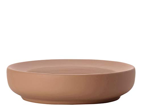 Zone 331928 Amber Soap Dish, 4.7 x 1.2 inches (12 x 3 cm), UME 331928 - color: Amber, size: ∅12xh3cm