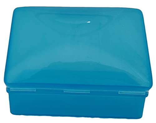 American Comb Travel Soapbox, Durable Storage Container, Multiple Colors, Made in USA (1, Blue) - color: Blue