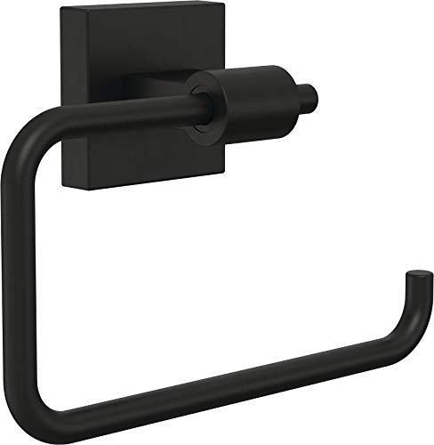 Franklin Brass Toilet Paper Holder | European Style | Matte Black | Wall Mount Single Post | Maxted Bathroom Accessories