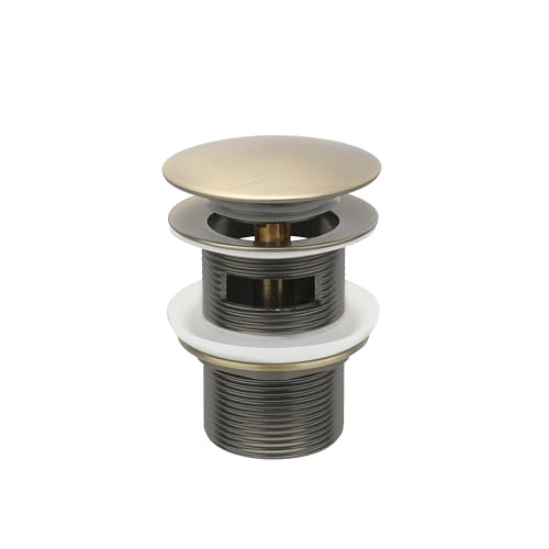 Bronze Freestanding Bathtub Drain Stopper, Compatible with Drain Rough-in Kit - color: Bronze Finish