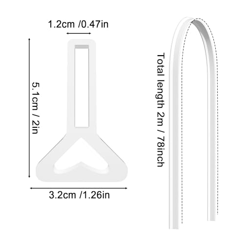 Water Dam for Sink Shower Tub Threshold Water Barrier Collapsible Water Stopper Barrier Water-Blocking Splash Guard Suitable (Heart - 1.97'' H - White, 78 Inch) - color: Heart - 1.97'' H - White, style: 78 Inch