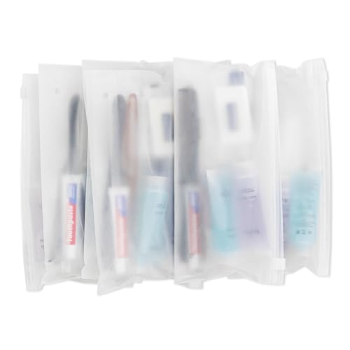 50-Pack Toiletry Kits - Personal Hygiene & Travel Kit for Men, Women & Charity - Disposable, Bulk Homeless Care Package Supplies - size: Pack of 50