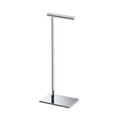 Gatco 1431C Modern Rectangle Base Freestanding Toilet Paper Holder, 21.25" Chrome with Weighted Base - color: Chrome, 21.25"h