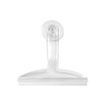 8" Clear Plastic Suction Squeegee Shower Window Cleaner | Suction Storage Hook