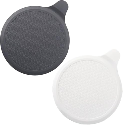 (2 Pack) Silicone Bathtub Stopper, 6" Extra Large Silicone Drain Plug, Universal Shower Drain Tub Stopper for Kitchen Gadgets Bathroom, Grey+White - color: Grey+white