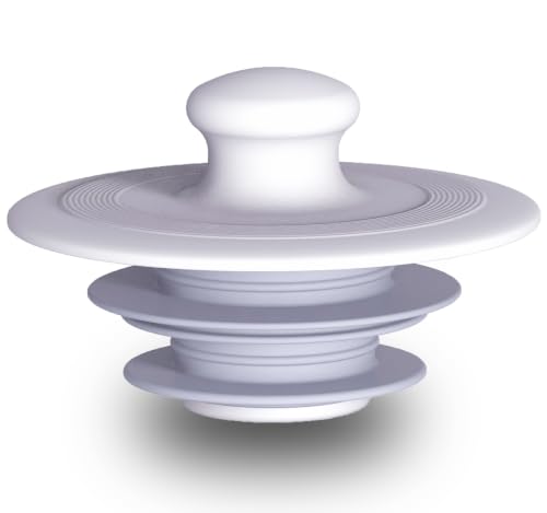 Bathroom Sink Stopper，Drain Stopper, Sink Plug, Drain Plug, Silicone Stopper (Patented Design) (1, Small-Gray) - color: Gray, size: Small