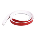 39 Inch Collapsible Shower Water Dam, Self Adhesive Shower Threshold Water Stopper Barrier Strip Dry and Wet Separation Retention System for Bathroom, Kitchen, Sink (White) - color: White