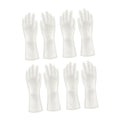 Hemobllo Waterproof Household Cleaning Gloves 4-pair Set, Large Size Latex and Plastic Steel Protective Gloves for Kitchen, Bathroom, and Housework Use