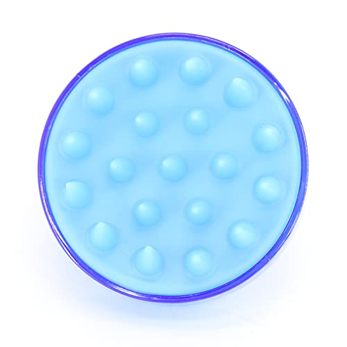 BTWTRY Blue Hair Shampoo Brush Scalp Care Hair Brush with Soft Silicone Care Scalp Massager for The Scalp Exfoliate and Deep Scalp Cleansing(Blue) - color: Blue