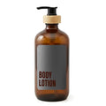 SAVVY & SORTED Amber Glass Body Lotion Dispenser with Pump, Soap Dispenser Bathroom Set, Refillable Glass Lotion Bottle with Label, Matching Soap and Lotion Dispenser Set Available, 17 Fl Oz / 500 ml - color: Amber - Body Lotion 500 Ml