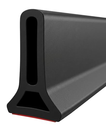 78Inch Collapsible Shower Threshold Water Dam 2" High Shower Barrier Water Stopper 2" Tall Shower Water Guard To Keep Water In Shower Dry And Wet Separation Bathroom Wheelchair Accessible Black - color: Black, style: 78inch