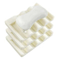 Silicone Soap Dish,Self Draining Soap Holder Perfect for Shower,Bathroom Sink,Kitchen Sink & Travel,Non-Slip Bar Soap Holder Extend Soap Life,Keep Soap Bars Dry & Easy Cleaning Beige-3Pcs - color: Beige-3pcs