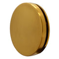 Westbrass D980R-18 Floating No-Hole Bath Waste Overflow Faceplate and Adaptor, Brushed Bronze - color: Brushed Bronze, size: 1 Pack