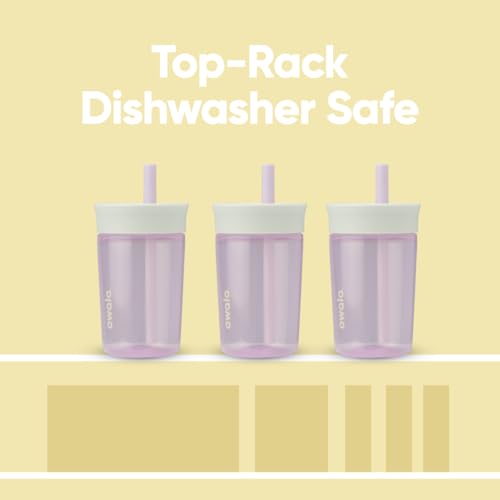 Owala Kids Insulation BPA-Free Plastic Tumbler with Spill Resistant Flexible Straw, Easy to Clean, Kids Water Bottle, Great for Travel, Dishwasher Safe, 15 Oz, Mint and Pink, (Unicorn) - color: Mint and Pink (Unicorn), size: 15 Ounces