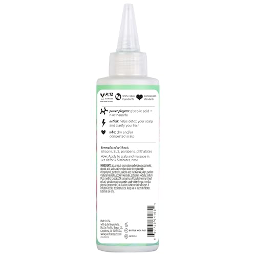 Pacifica Scalp Detox Set – Rosemary Apple Cider Vinegar Scalp Exfoliating Tonic with Scalp Massager Brush, Deep Cleansing & Clarifying Treatment for Buildup, Dry Flaky Scalp, Vegan - style: Tonic & Brush