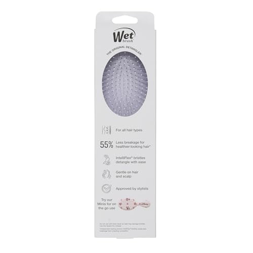 Wet Brush Original Detangling Hair Brush, Hello Disney Daisy Duck - Ultra-Soft IntelliFlex Bristles - Detangler Brush Glide Through Tangles With Ease For All - For Women, Men, Wet & Dry Hair - color: Daisy