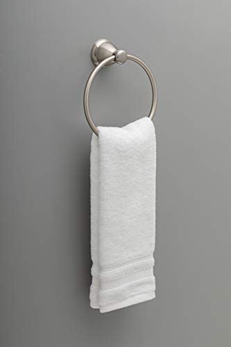 Franklin Brass 5-Piece Satin Nickel Bathroom Set (2) Towel Racks, Ring, Toilet Paper Holder, Hook | Kinla Bath Accessories - color: Satin Nickel, style: 5-Piece Bath Accessory Set
