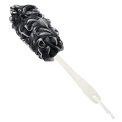 Back Scrubber for Shower, Loofah Long Handle Bath Body Brush, Soft Nylon Mesh Sponge On a Stick for Shower Men Women Kids Elderly, Exfoliating Scrub Cleaning Luffa for All Kinds of Skin - color: 3pack-mix2