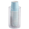 LoveBB Bathroom Cup Dispenser, 3oz-5oz Small Disposable Paper Cups Holder for Bathroom Vanity Countertop's Rinsing/Mouthwash Cups, Clear - color: Clear