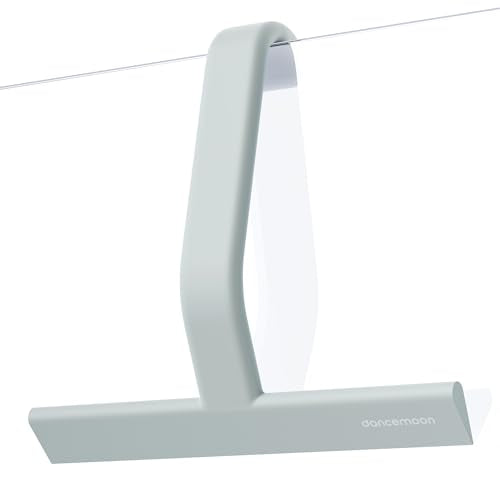 dancemoon JustHang Shower Squeegee for Glass Doors, All-One-Piece Award-Winning Silicone Squeegee with Built-in Hook for Bathroom, Window, Mirror, Tile Wall,Car, Streak-Free Cleaner,10-Inch Sage Green - color: Sage Green, size: 10 Inches