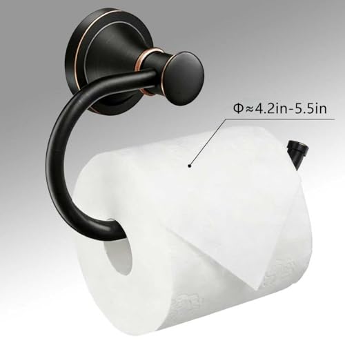 Oil Rubbed Bronze Toilet Paper Holder Bathroom Accessories Rotary Toilet Paper Reel European Wall Mount Rustproof (Oil Rubbed Bronze) - color: Oil Rubbed Bronze