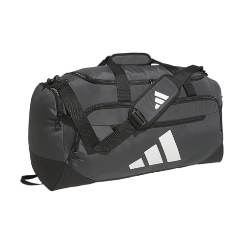 adidas Defender 5 Duffel Bag for Sports, Gym and Travel, Team Dark Grey, OSFA - color: Team Dark Grey, style: Medium (59l)