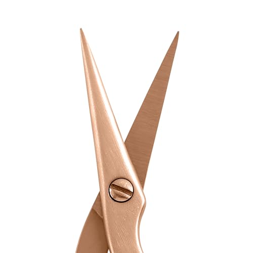 Tweezerman Exclusive Eyebrow Shaping Scissors & Brush Rose Gold - color: Rose Gold