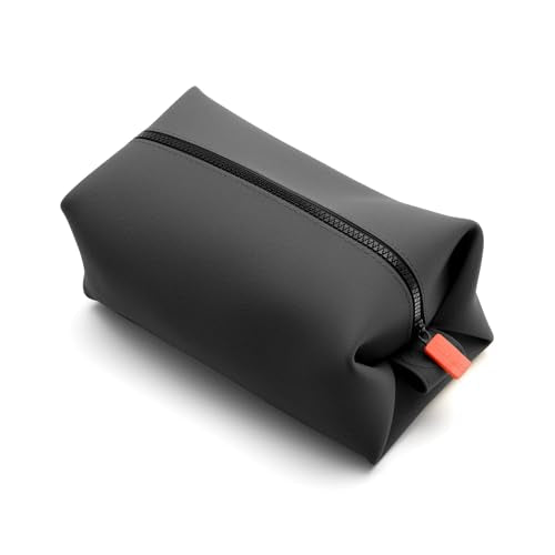 TOOLETRIES The Koby Dopp Kit Toiletry Bag – Original 10”x 6”x 6”, Charcoal | Compact silicone leak-resistant travel toiletry bag with a heavy-duty zipper that's easy to clean. - color: Charcoal, size: Original 10" x 6" x 6"