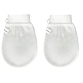 Wildpier Beauty Exfoliating Glove 2 Pack Mitt Body Scrub for Bath Shower Spa Hand Exfoliator Gloves, Dead Skin Cell Remover, Plant Based Deep Exfoliation Scrubber, White - style: White (2 Pack)