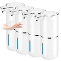 4 Pack Automatic Soap Dispensers,12.8oz/380ml USB Touchless Automatic Foaming Soap Dispenser,Rechargeabled Wall Mounted Smart Soap Dispenser for Bathroom Kitchen Dish Soap - color: White, size: Foam x4