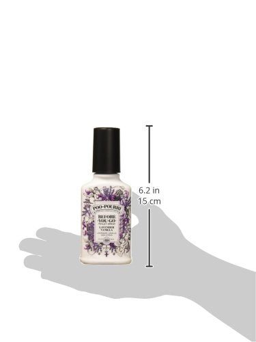 Poo-Pourri Before-You-Go Toilet Spray, Lavender Vanilla, 4 Fl Oz, Up to 200 Uses, Bathroom Odor Deodorizer, Plant-Based with Essential Oils, for Home or Work, Lavender, Vanilla and Citrus Scent - size: 4 Fl Oz (Pack of 1)