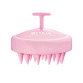 HEETA Scalp Massager Hair Growth, Soft Silicone Scalp Scrubber Shampoo Brush for Exfoliation, Dandruff Removal & Head Massage Stress Relax, Wet & Dry Use for Thick, Thin Hair Care, Wheat Straw Pink - color: New Pink