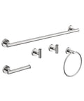 Brushed Nickel Bathroom Hardware Accessories Set 5 Pcs SUS304 Stainless Steel 26 Inch Hand Towel Bar Toilet Paper Holder Towel Ring Robe Towel Hooks Wall Mounted by HOMEMYSTIQUE - color: Brushed Nickel, size: 5 Pieces