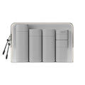5pcs Travel Cream Dispenser Bottles Set Travel Bottles Toiletry Containers Set, TSA Approved, Travel Essentials - color: Light Grey