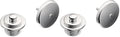 Moen Chrome Push-N-Lock Metal Tub and Shower Drain Kit and Overflow Cover with 1-1/2 Inch Threads, T90331 (Pack of 2) - color: Chrome, size: 1.5 Inches (Pack of 2)